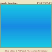 Blue Skies PSP and Photoshop Gradient 2