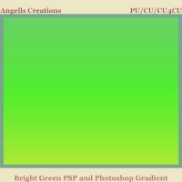 Bright Green PSP and Photoshop Gradient