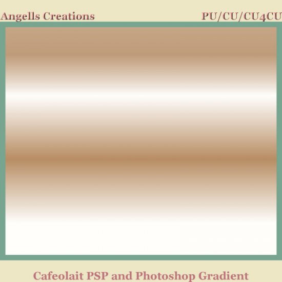 Cafe Lait PSP and Photoshop Gradient - Click Image to Close