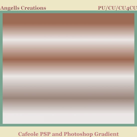 Cafe Ole PSP and Photoshop Gradient - Click Image to Close