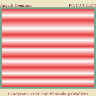 Candy Cane PSP and Photoshop Gradient 2