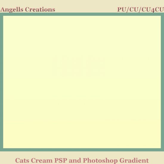 Cats Cream PSP and Photoshop Gradient - Click Image to Close