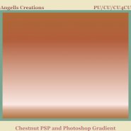Chestnut PSP and Photoshop Gradient