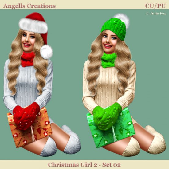 Christmas Girl 2 - Set 02 - Click Image to Close