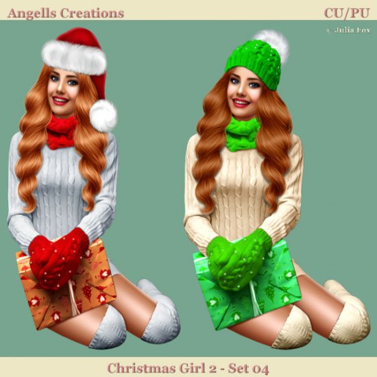 Christmas Girl 2 - Set 04 - Click Image to Close