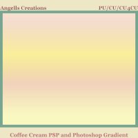 Coffee Cream PSP and Photoshop Gradient