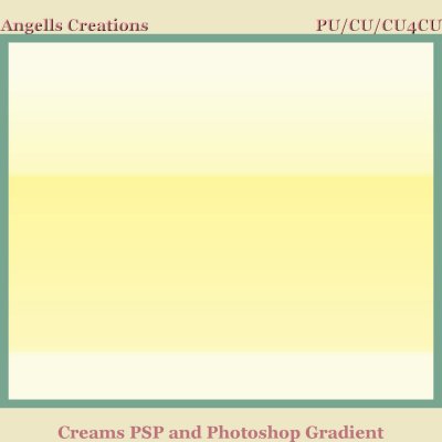 Creams PSP and Photoshop Gradient