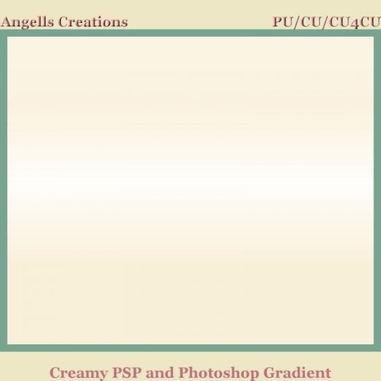 Creamy PSP and Photoshop Gradient - Click Image to Close