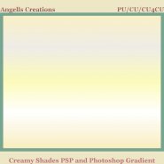 Creamy PSP and Photoshop Gradient