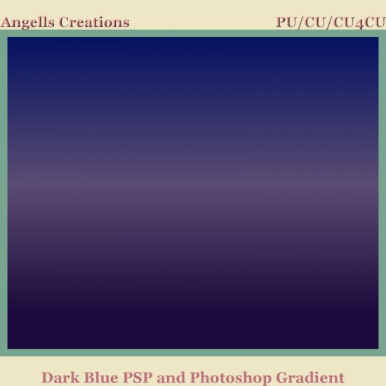 Dark Blue PSP and Photoshop Gradient - Click Image to Close