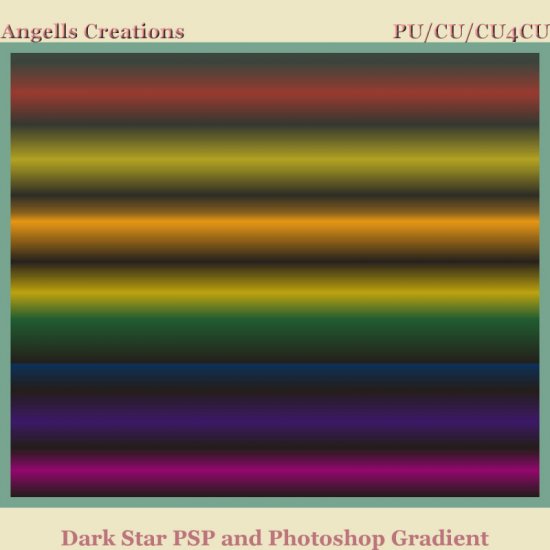 Dark Star PSP and Photoshop Gradient - Click Image to Close