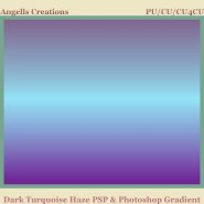 Dark Turquoise Haze PSP and Photoshop Gradient