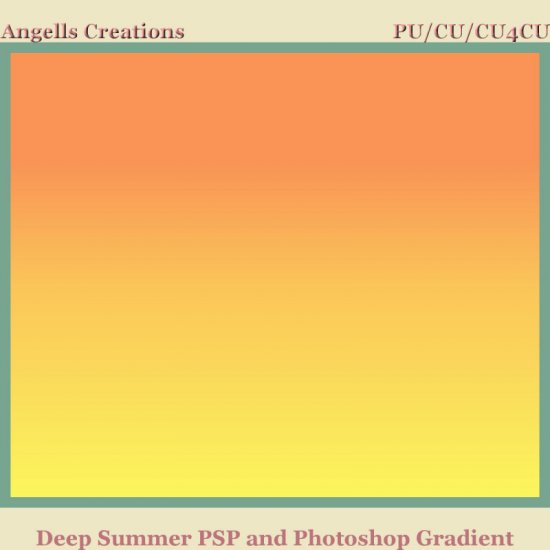 Deep Summer PSP and Photoshop Gradient - Click Image to Close