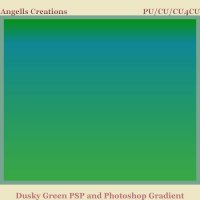 Dusky Green PSP and Photoshop Gradient