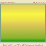 Fade To Green PSP and Photoshop Gradient