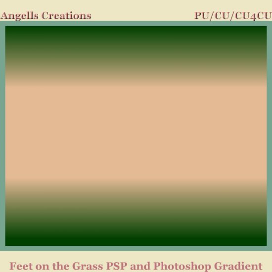 Feet on the Grass PSP and Photoshop Gradient - Click Image to Close