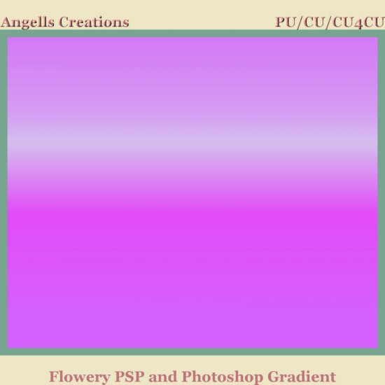 Flowery PSP and Photoshop Gradient - Click Image to Close
