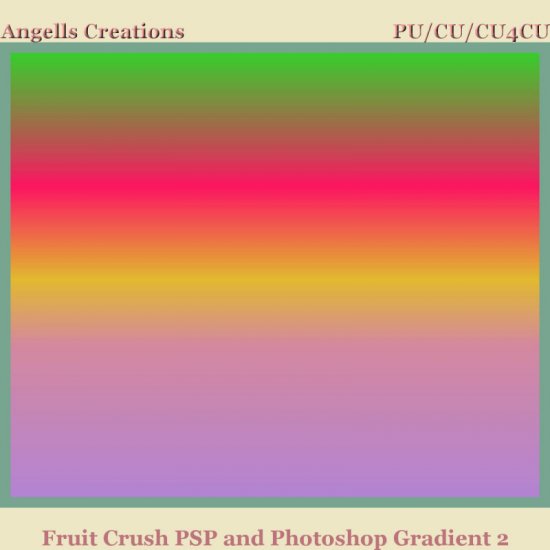 Fruit Crush PSP and Photoshop Gradient 2 - Click Image to Close