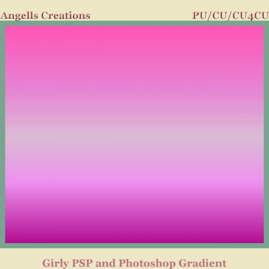 Girly PSP and Photoshop Gradient - Click Image to Close