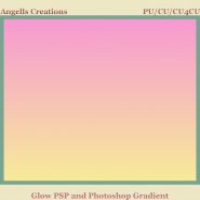 Glow PSP and Photoshop Gradient