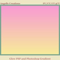 Glow PSP and Photoshop Gradient