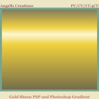 Gold Sheen PSP and Photoshop Gradient
