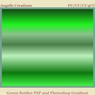 Green Bottles PSP and Photoshop Gradient