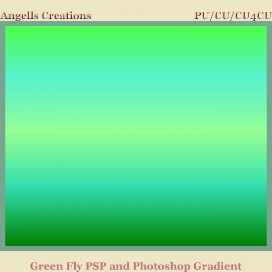 Green Fly PSP and Photoshop Gradient - Click Image to Close