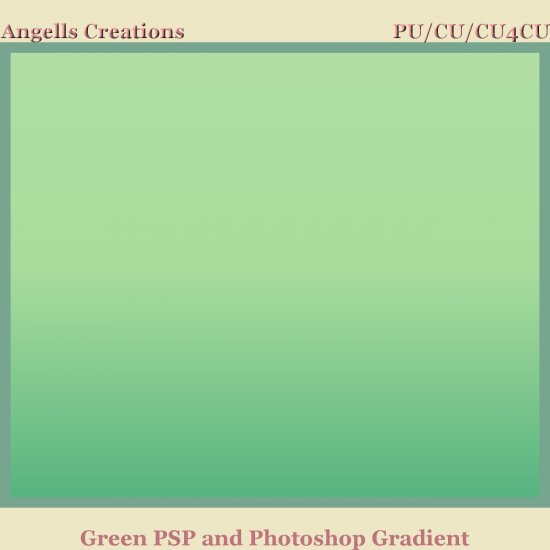Green PSP and Photoshop Gradient - Click Image to Close