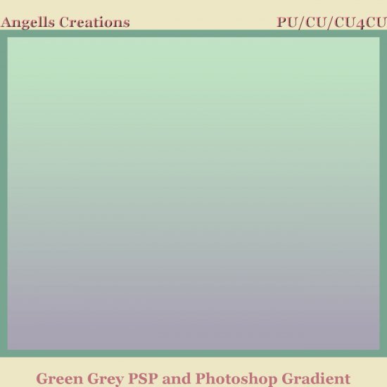 Green Grey PSP and Photoshop Gradient - Click Image to Close