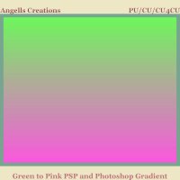 Green to Pink PSP and Photoshop Gradient