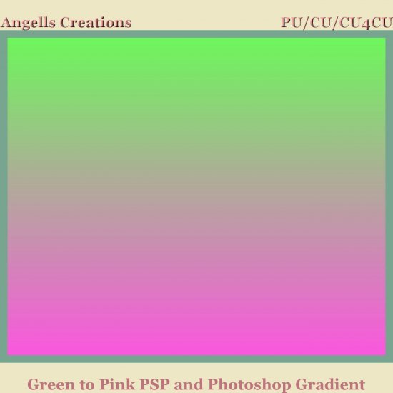 Green to Pink PSP and Photoshop Gradient - Click Image to Close