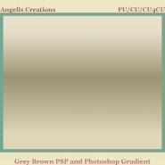 Grey Brown PSP and Photoshop Gradient