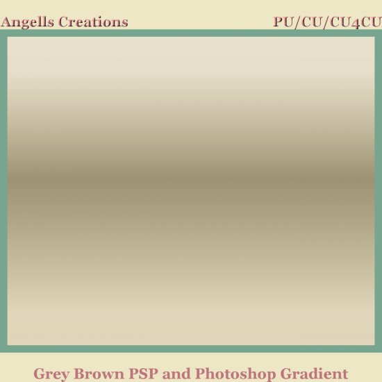 Grey Brown PSP and Photoshop Gradient - Click Image to Close