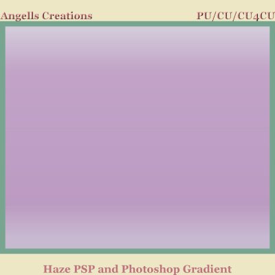 Haze PSP and Photoshop Gradient