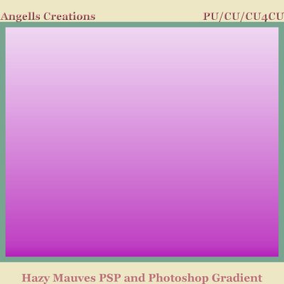 Hazy Mauves PSP and Photoshop Gradient