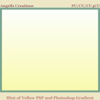 Hint of Yellow PSP and Photoshop Gradient