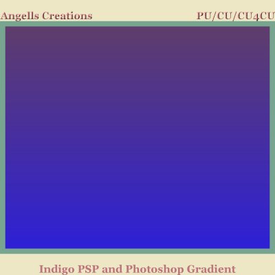 Indigo PSP and Photoshop Gradient