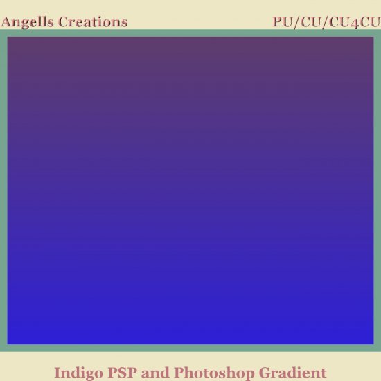 Indigo PSP and Photoshop Gradient - Click Image to Close