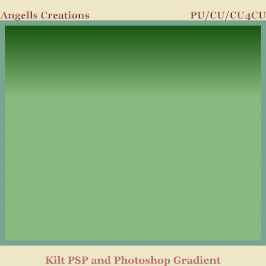 Kilt PSP and Photoshop Gradient - Click Image to Close