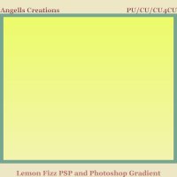 Lemon Fizz PSP and Photoshop Gradient