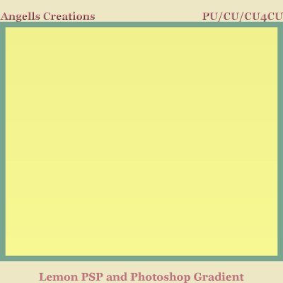 Lemon PSP and Photoshop Gradient