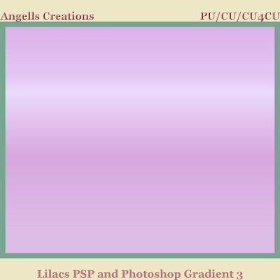 Lilacs PSP and Photoshop Gradient 3