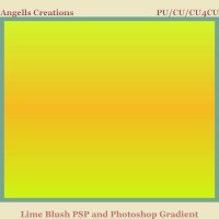 Lime Blush PSP and Photoshop Gradient