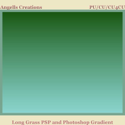 Long Grass PSP and Photoshop Gradient