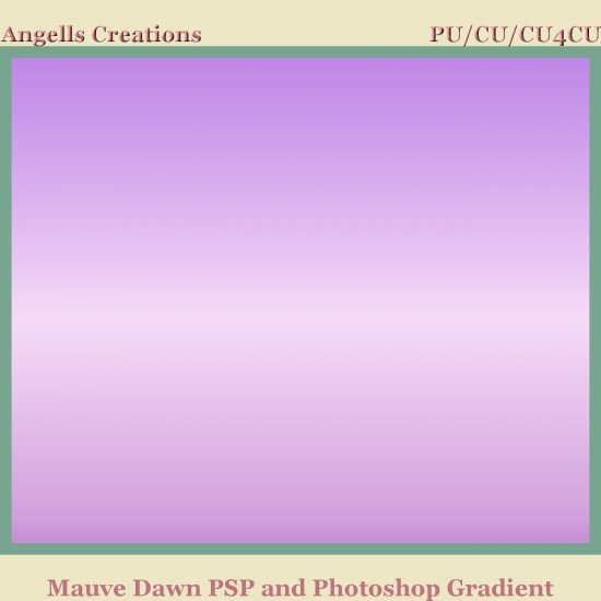 Mauve Dawn PSP and Photoshop Gradient - Click Image to Close