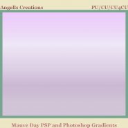 Mauve Day PSP and Photoshop Gradient