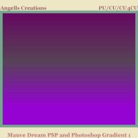 Mauve Dream PSP and Photoshop Gradient 1