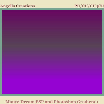 Mauve Dream PSP and Photoshop Gradient 1