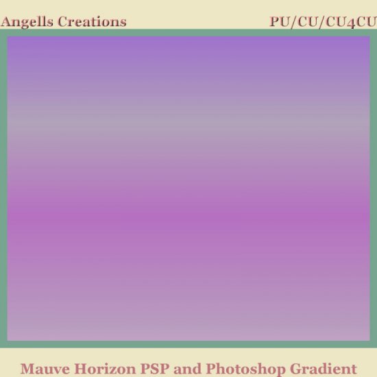 Mauve Horizon PSP and Photoshop Gradient - Click Image to Close